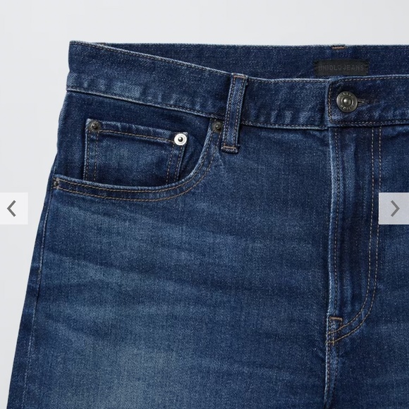 Men’s Uniqlo Tapered Cotton Jeans Size Small 27-30” Length 30” - Picture 9 of 12